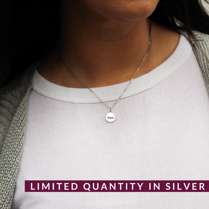 Vintage Sparrow Jewelry Tiny Classic Brave Necklace on model