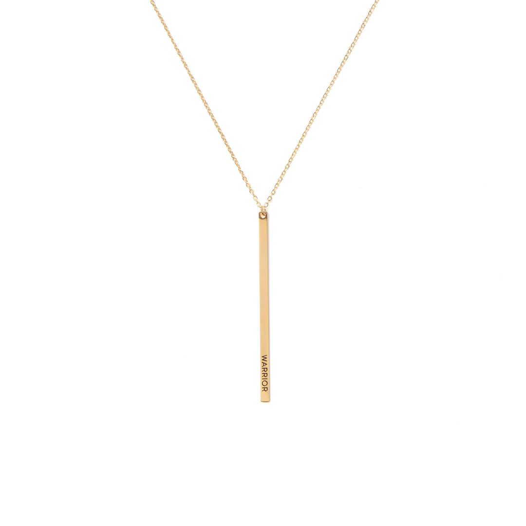Vintage Sparrow Jewelry 14k Minimal Warrior Necklace