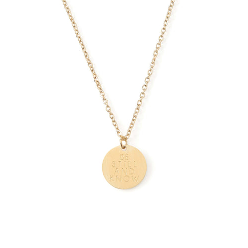 Be Still & Know Pendant