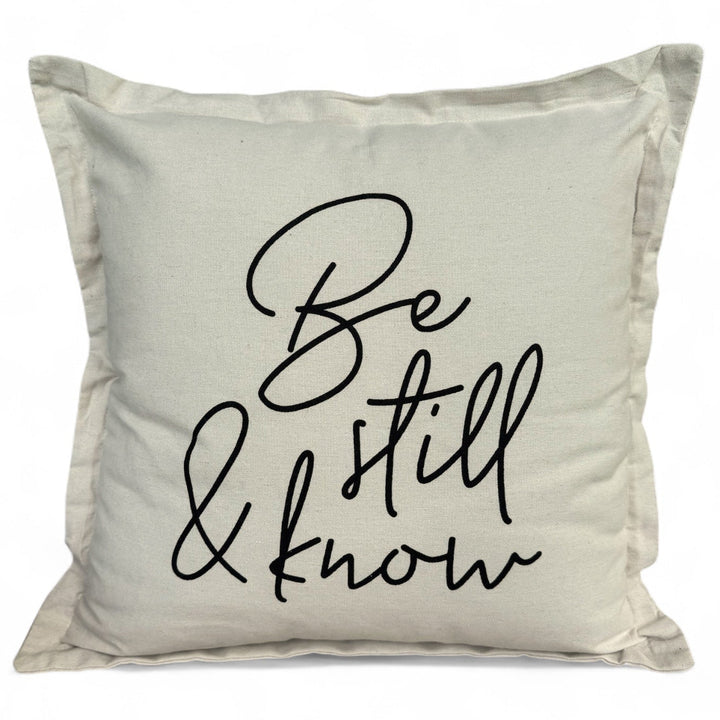 Be Still & Know Pillow