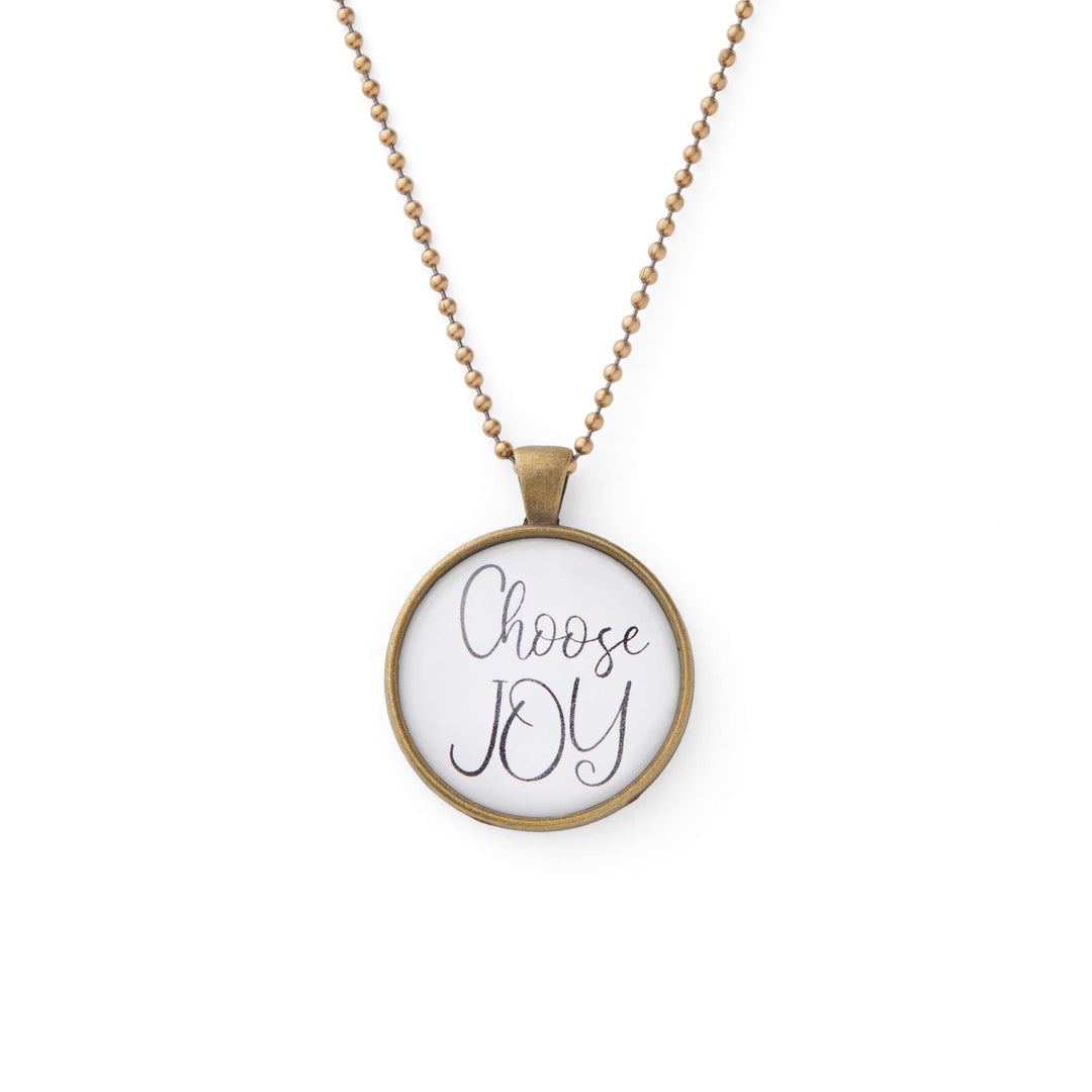 Vintage Sparrow Jewelry Classic Designs Choose Joy Necklace 