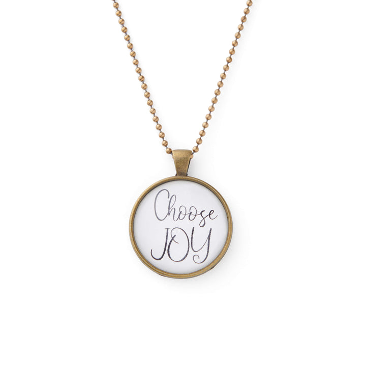Vintage Sparrow Jewelry Classic Designs Choose Joy Necklace 
