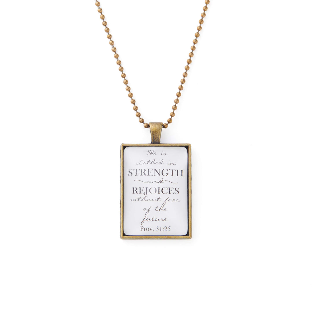 Vintage Sparrow Jewelry Classic Designs Clothed in Strength Necklace