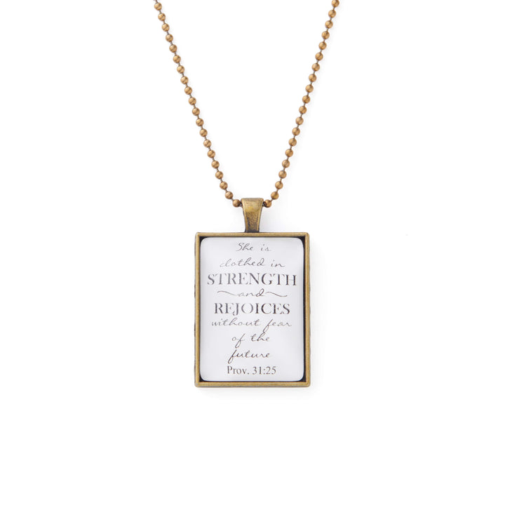 Vintage Sparrow Jewelry Classic Designs Clothed in Strength Necklace