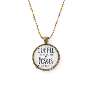 Coffee & Jesus Necklace