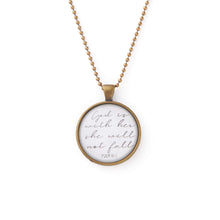Load image into Gallery viewer, God Is With Her Necklace