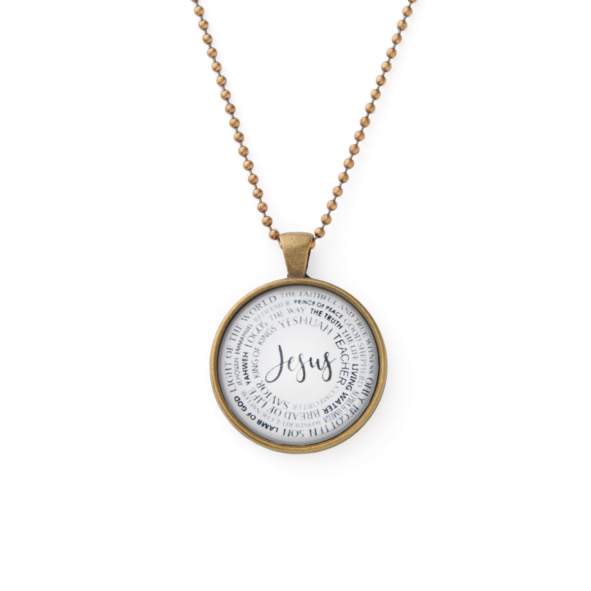 Names of Jesus Necklace by The Vintage Sparrow