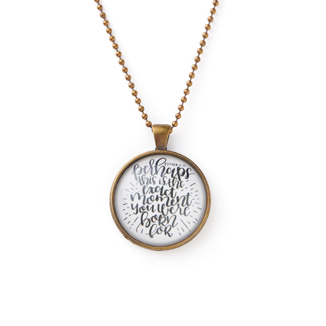 Vintage Sparrow Jewelry Esther 4:14 Classic Design Necklace
