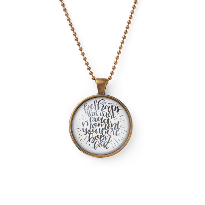 Vintage Sparrow Jewelry Esther 4:14 Classic Design Necklace
