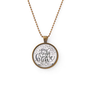 You Make Me Brave Necklace