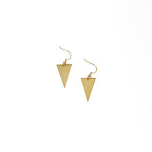 Load image into Gallery viewer, Tri Brass Earrings