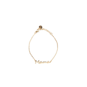 Mama Script Bracelet