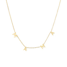 Load image into Gallery viewer, Mama Letter Necklace