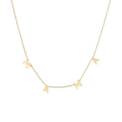 Mama Letter Necklace