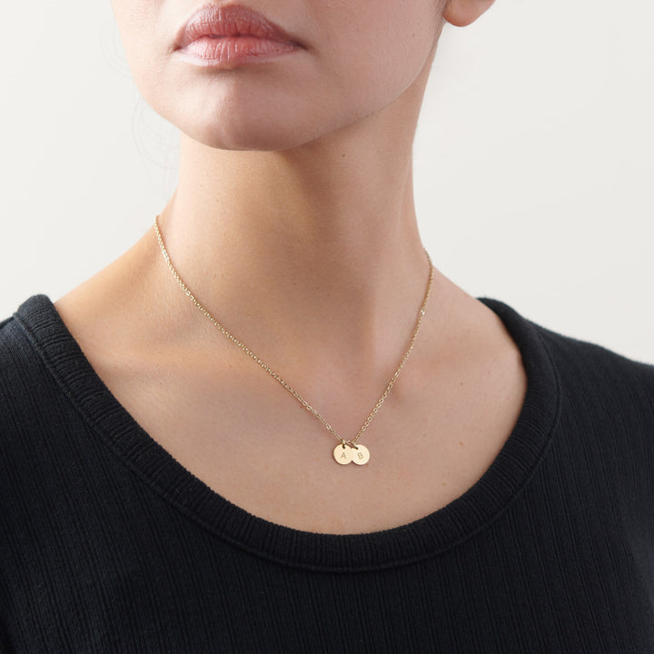 Vintage Sparrow Jewelry 14k Minimalist Initial Necklace