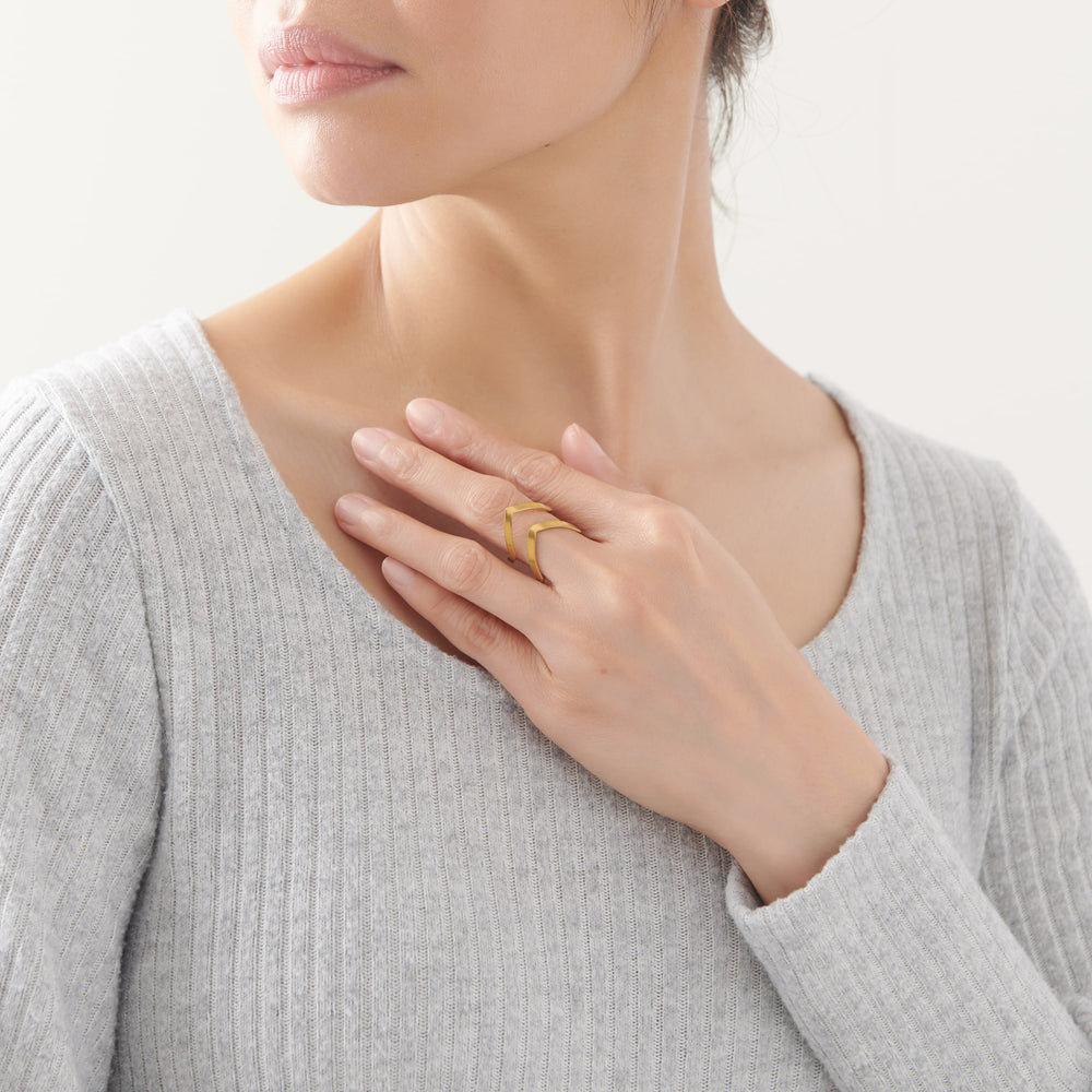 Vintage Sparrow Jewelry Wonder Ring on model