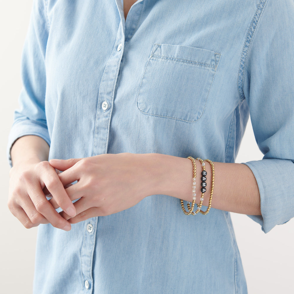 Vintage Sparrow Jewelry Mama Stacked Bracelet