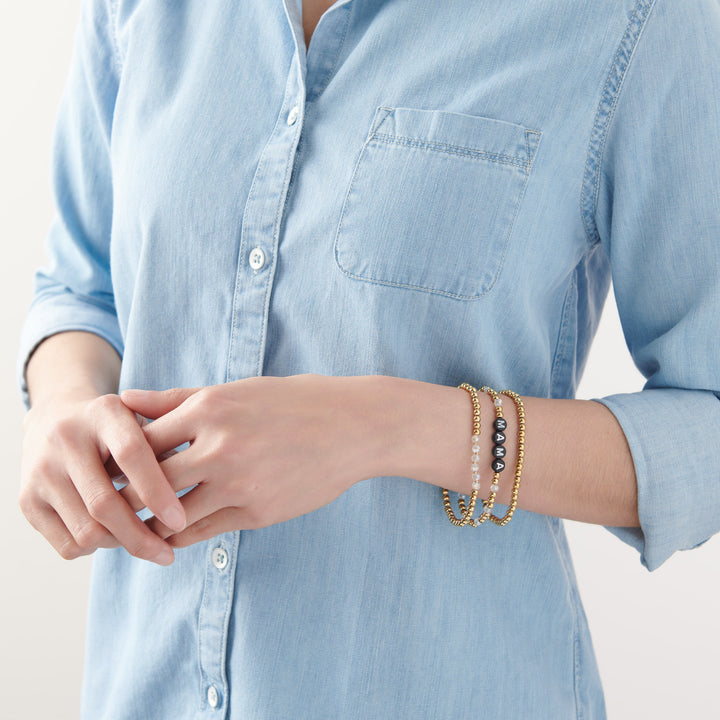 Vintage Sparrow Jewelry Mama Stacked Bracelet