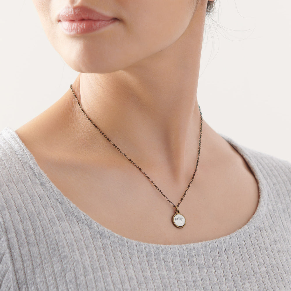 Vintage Sparrow Jewelry Pray Classic Design Necklace