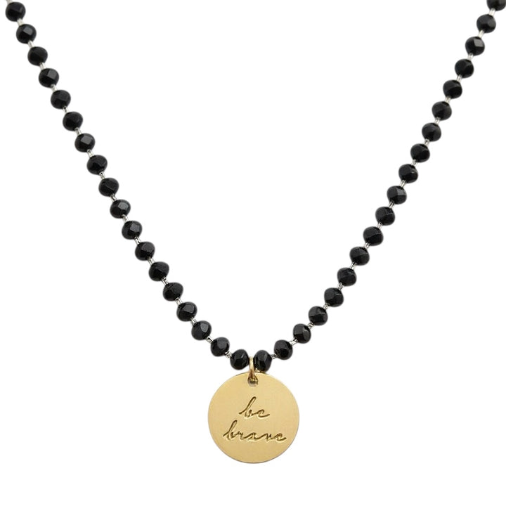 Serenity Stone Black Brave Necklace