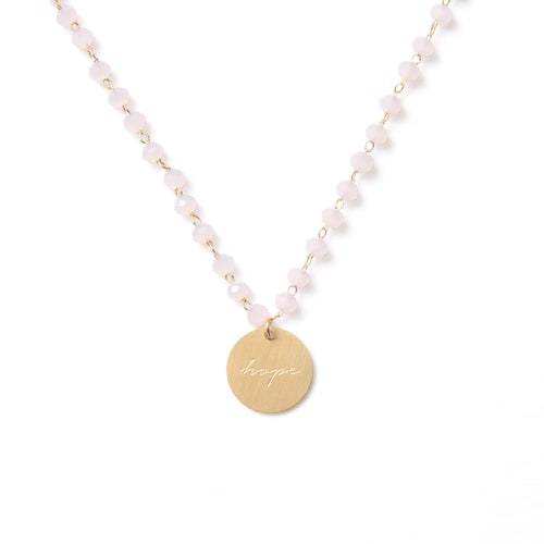 Serenity Stone Pink Necklace