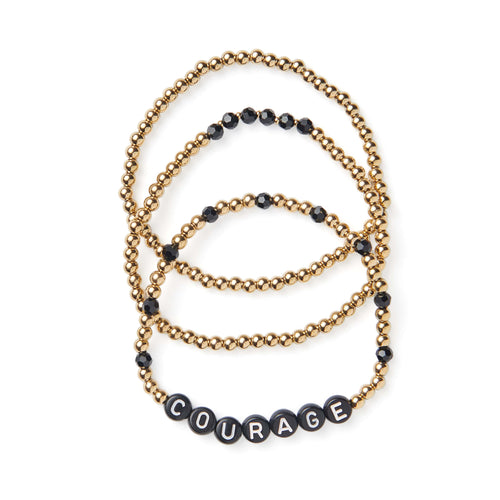 Courage Bracelet Stack