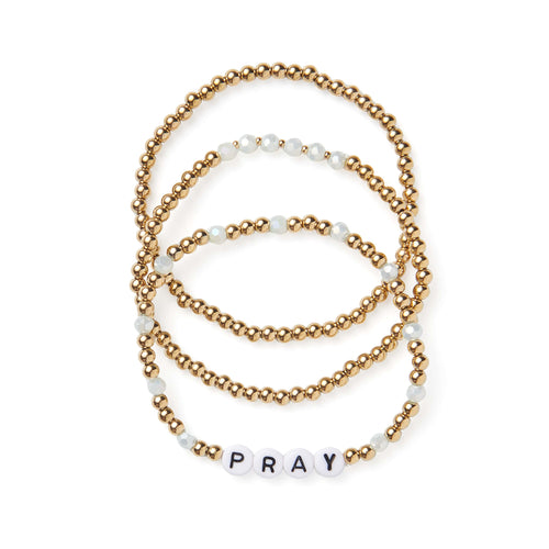 Pray Bracelet Stack