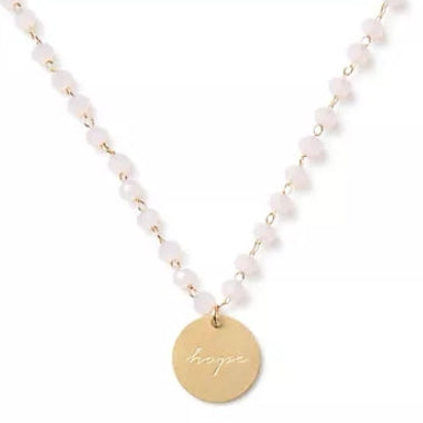 Serenity Stone Pink Hope Necklace