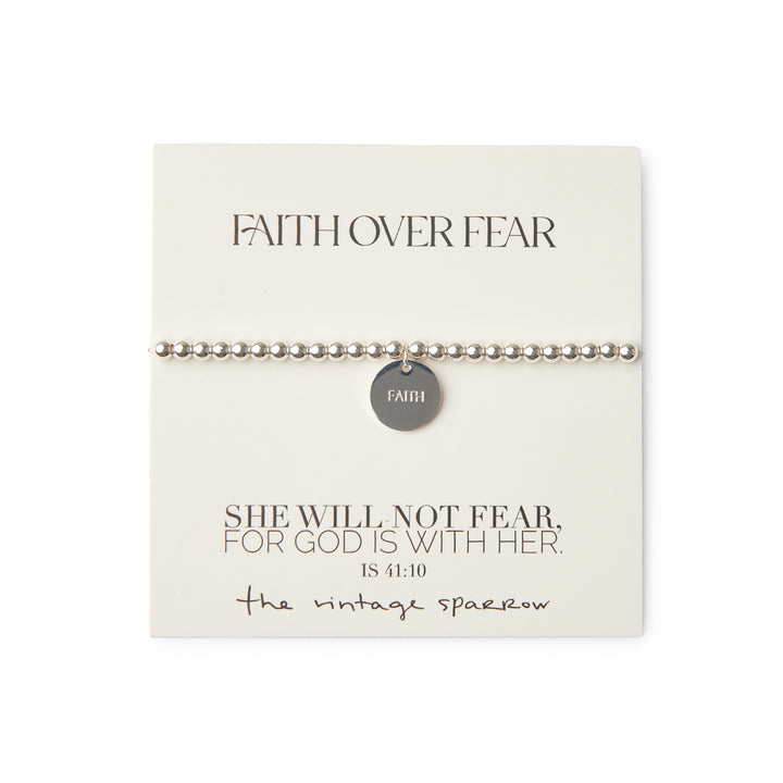 Faith Silver Bracelet