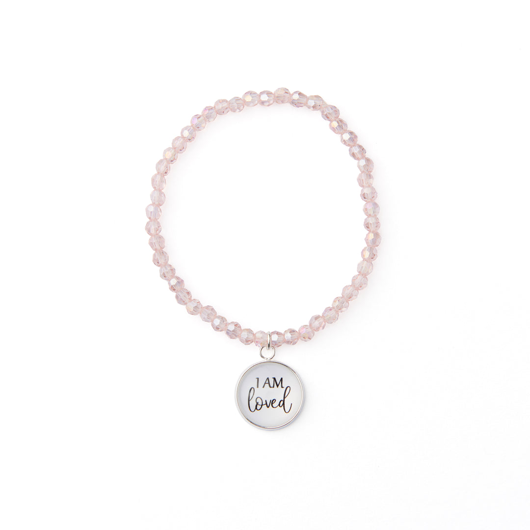 I Am Loved Pink Bracelet