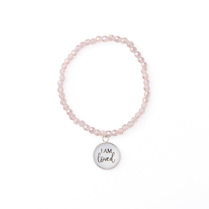 I Am Loved Pink Bracelet