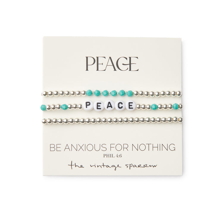 Peace Bracelet Stack
