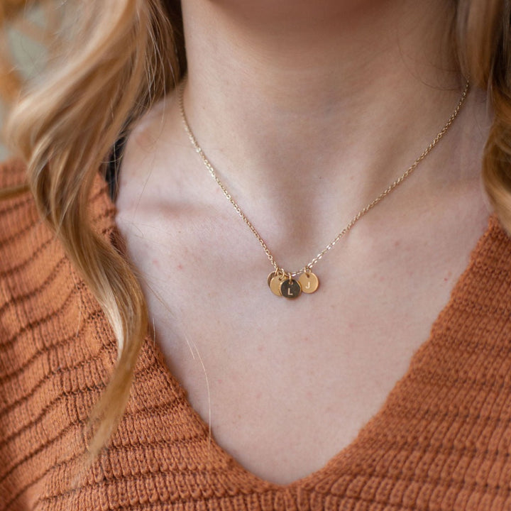 Vintage Sparrow Jewelry 14k Minimalist Initial Necklace