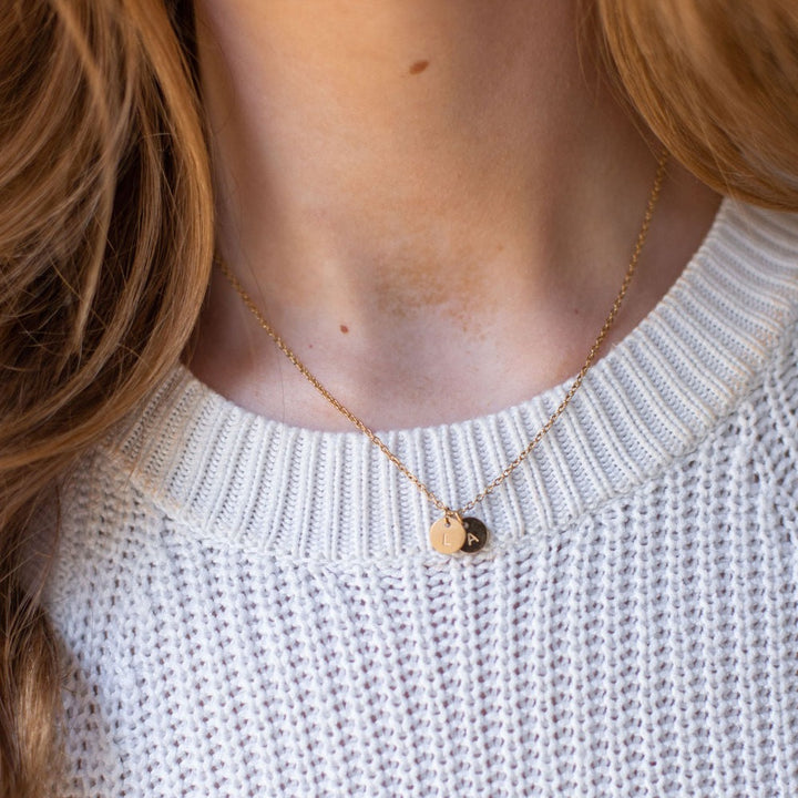 Vintage Sparrow Jewelry 14k Minimalist Initial Necklace