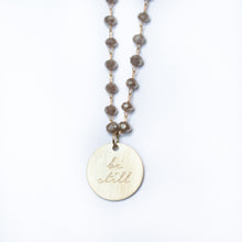 Load image into Gallery viewer, Serenity Stone Gray Necklace