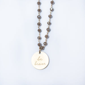 Serenity Stone Gray Necklace