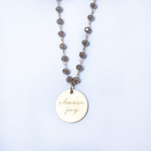 Load image into Gallery viewer, Serenity Stone Gray Necklace