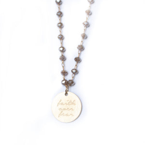 Serenity Stone Gray Necklace