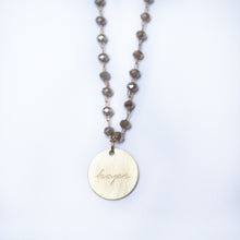 Load image into Gallery viewer, Serenity Stone Gray Necklace