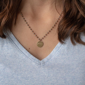 Serenity Stone Gray Necklace