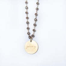 Load image into Gallery viewer, Serenity Stone Gray Necklace