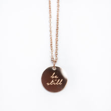 Load image into Gallery viewer, Be Still &amp; Know Pendant