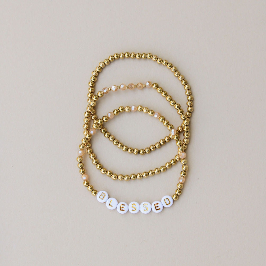 Vintage Sparrow Jewelry Blessed Stack Bracelet 