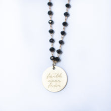 Load image into Gallery viewer, Serenity Stone Black Necklace