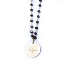 Load image into Gallery viewer, Serenity Stone Black Necklace