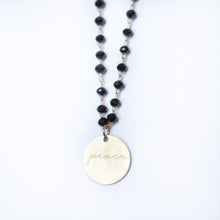 Load image into Gallery viewer, Serenity Stone Black Necklace