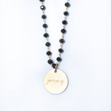 Load image into Gallery viewer, Serenity Stone Black Necklace