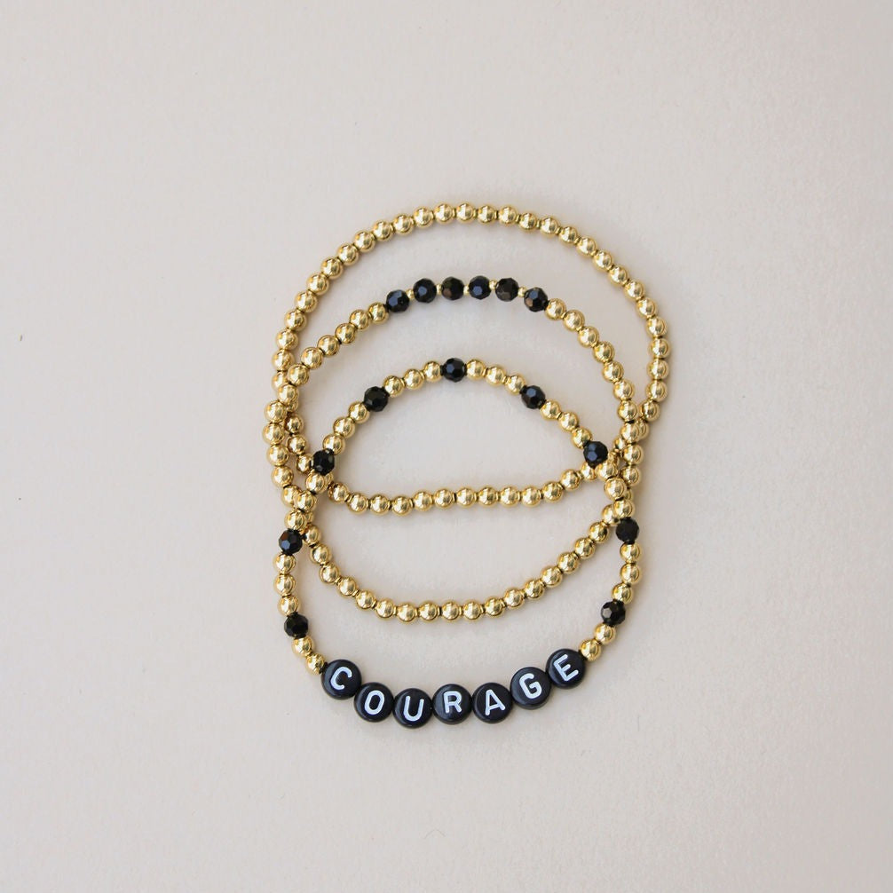 Vintage Sparrow Jewelry Courage Stack Bracelet