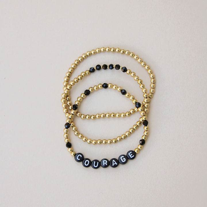 Vintage Sparrow Jewelry Courage Stack Bracelet