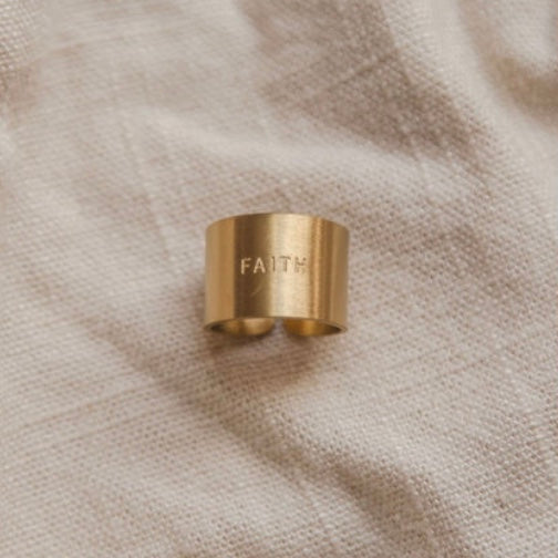 Vintage Sparrow Jewelry Faith Ring